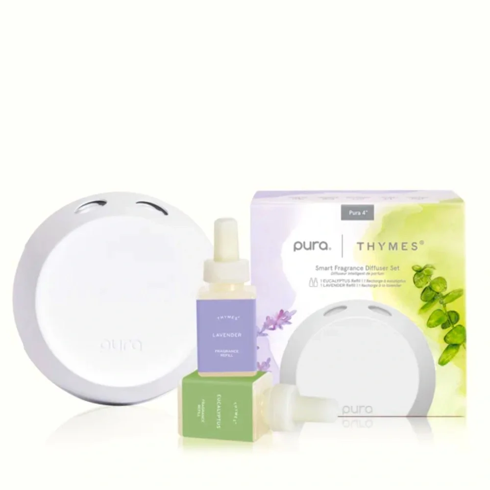 🔥💥Thymes Eucalyptus & Lavender Pura 4 Smart Fragrance Diffuser Kit